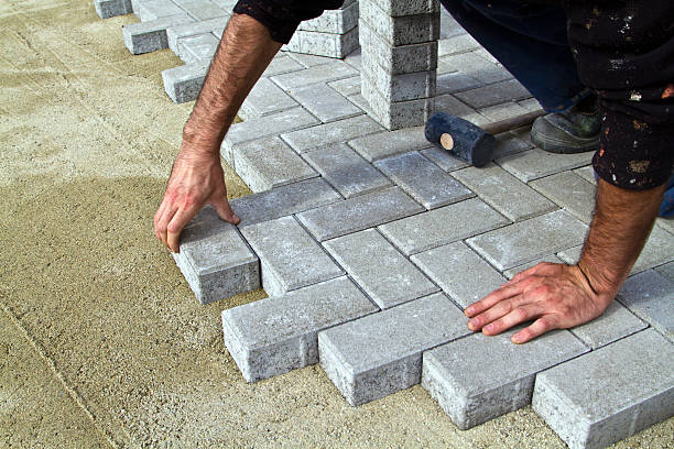Residential Paver Driveway in Waterloo, NE